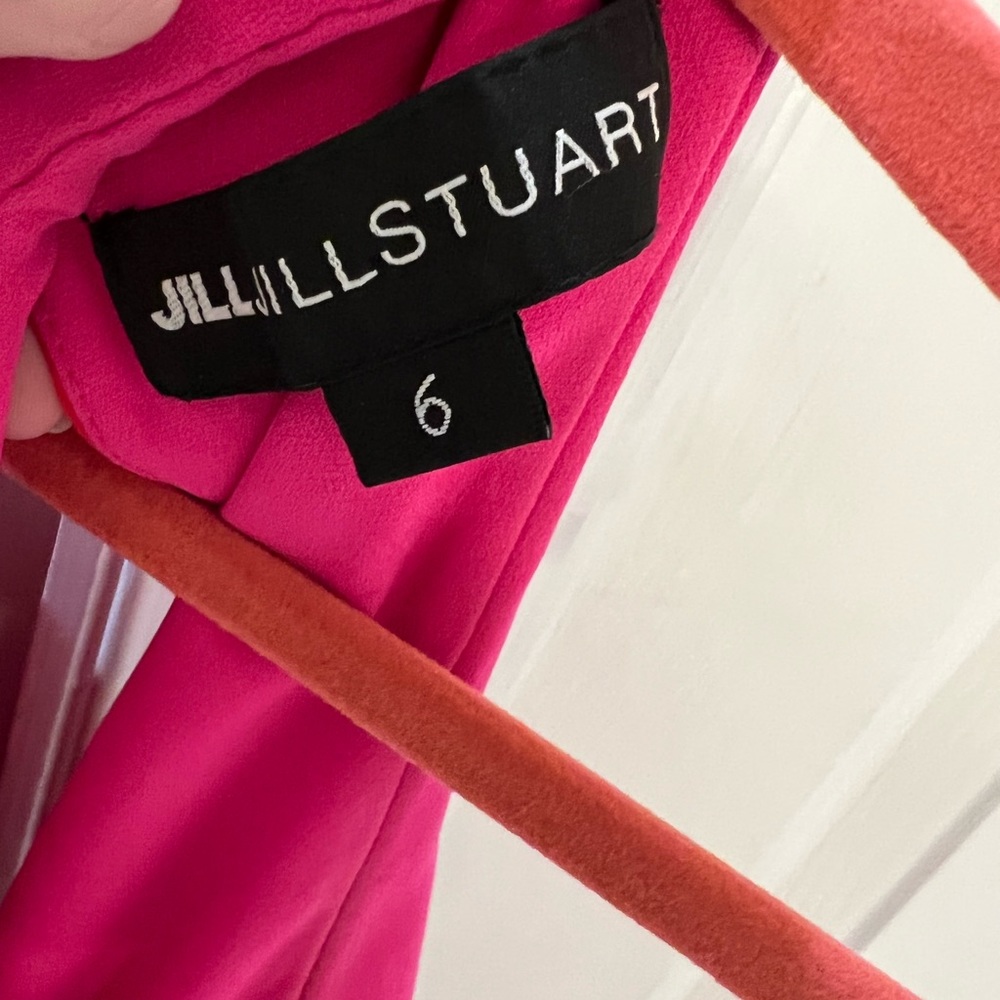 Jill Jill Stuart pink and red gown size 6